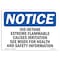 Signmission Sign, 10" H, 14" W, Rigid Plastic, Iso-Octane Extremely Flammable Causes Irritation Sign, Landscape OS-NS-P-1014-L-13732 - alternate 1